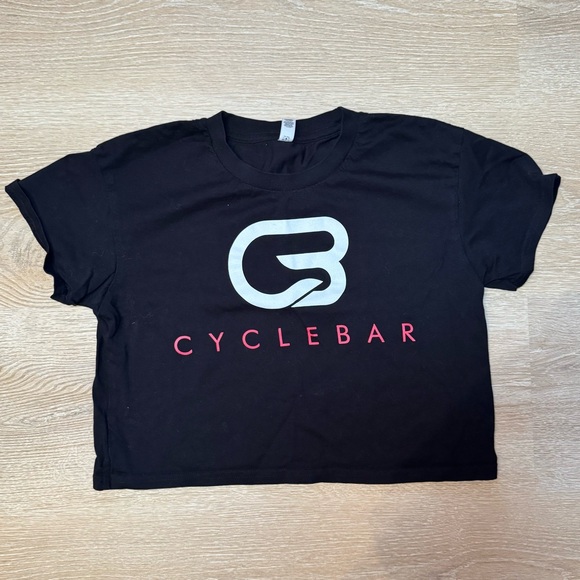 Cyclebar Tops - CycleBar Crop Short Sleeve Top
